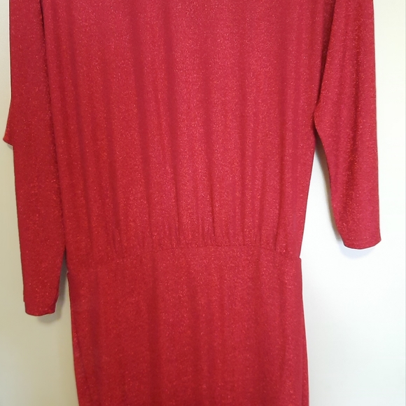 #100 Midi Bodycon Stretch Sparkle Dress - Picture 6 of 6